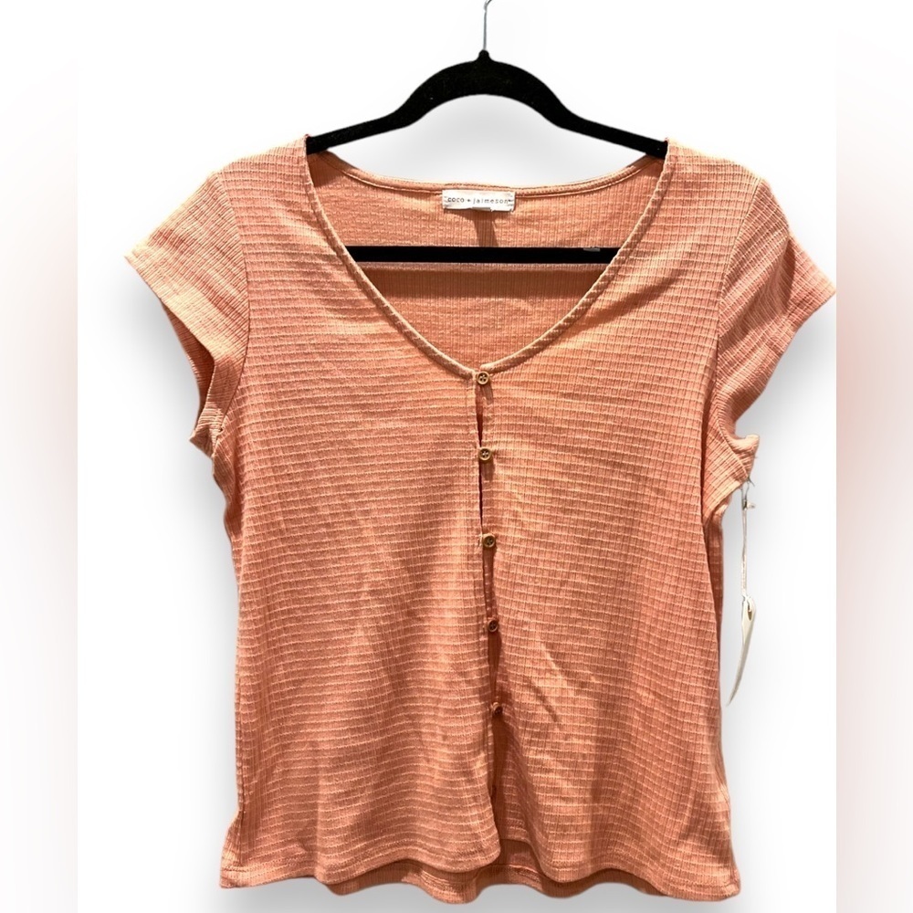 NWT | Coco + Jaimeson | Blush Pink Button Down Wa… - image 5